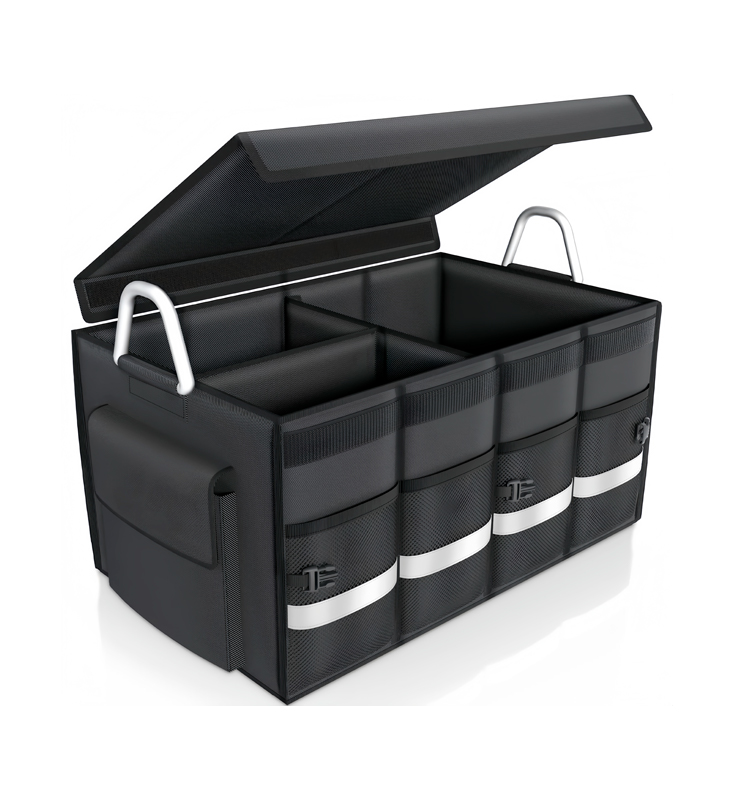 H-05 Zusammenklappbare, langlebige Kofferraum-Aufbewahrungstasche mit mehreren Fächern