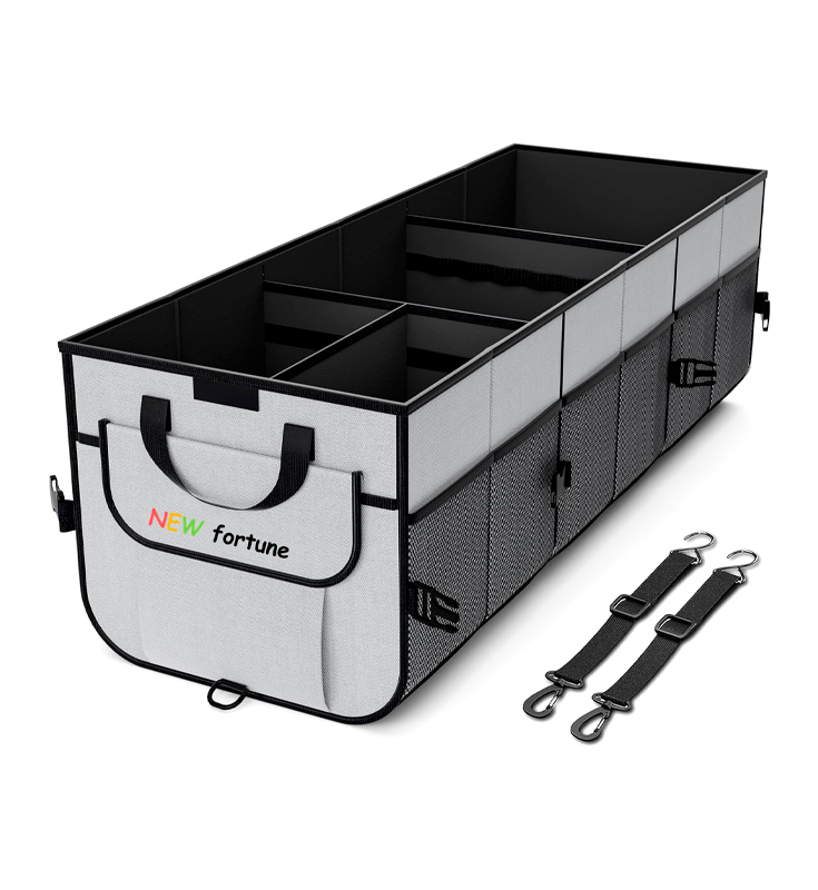 H-08 Faltbarer Auto-Aufbewahrungsorganisator mit mehreren Fächern und hoher Kapazität